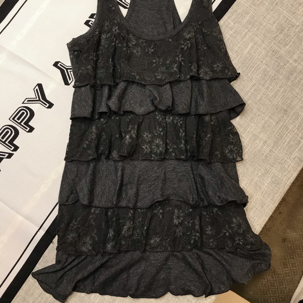 LACE LAYERED RACERBACK TANK